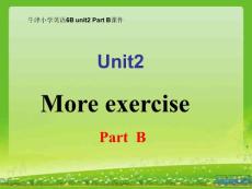 牛津小学英语6B unit2 Part B课件2