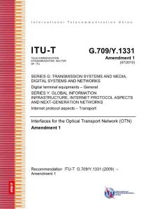 全部OTN ITU-G.709(Interface for OTN)協議文檔