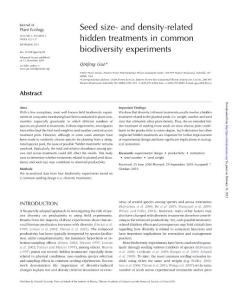 Seed size- and density-related