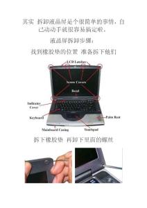 筆記本液晶通用安裝參考教程