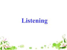 新人教选修六 Unit5 The power of nature-Listening