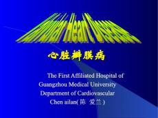 valvular heart disease瓣膜性心脏疾病