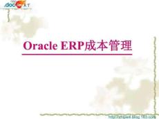 Oracle ERP成本管理