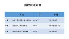 胸腔积液定量