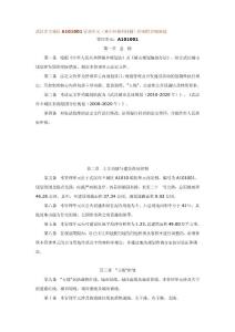 武汉市A101001控制性详规