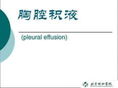 胸腔积液见习巡诊
