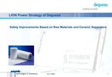 Ceramic seperator-degussa