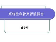 血管炎肾损害课件
