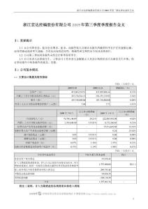 宏达经编：2009年第三季度报告