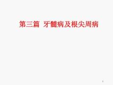 牙体牙髓病学课件：第三篇 牙髓病及根尖周病