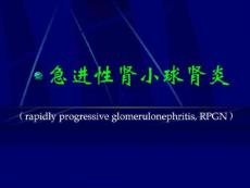 急进性肾小球肾炎