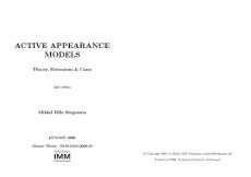 Active Appearance Models Theory, Extensions and Cases