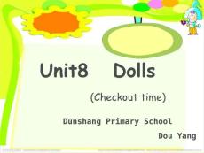 譯林版小學英語四年級上冊《Unit8 Dolls》課件.