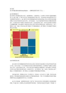GE 矩陣(GE MatrixMckinsey Matrix)戰略規劃的工具之一