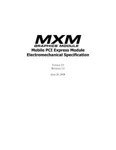 MXM Electromechanical Specification v3.0