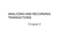 Principles Of Accounting(会计学原理)Chapter_02(38P)
