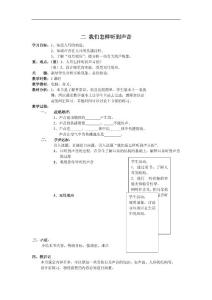 物理同步练习题考试题试卷教案八年级物理我们怎样听到声音2