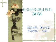 SPSS课件_高等教育-统计学