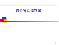 慢性肾功能衰竭学习课件