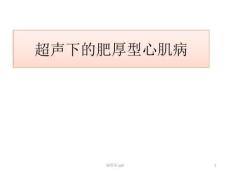 肥厚型心肌病课件