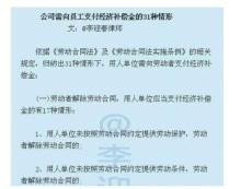 企業須支付經濟補償金的情形有多少？