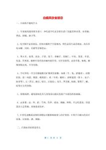 白癜风饮食禁忌