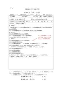 畢業論文表格模版