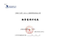 500kV天貴（安八）線路增容改造工程物資需用計(jì)劃表（97-03版）