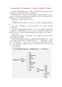 SQL server中架構的概念