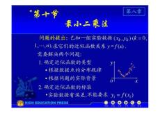 (同济大学)高等数学课件D8_10最小二乘法