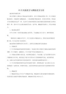 叶片共振疲劳与颤振疲劳分析