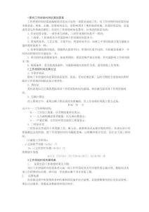 工程项目工作持续时间估算