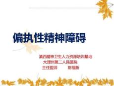 偏执性精神障碍