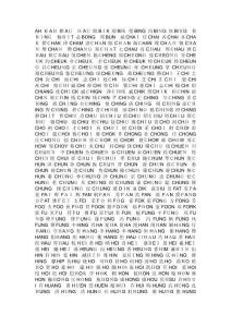 香港拼音對照表