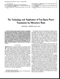 自由空间微波能输技术及其应用研究（The Technology and Application of Free-Space Power）