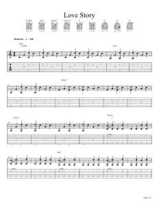 Love Story(簡易指彈版）