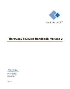 HardCopy II Device Handbook, Volume 2