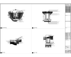 浙江豪華住宅項目大區(qū)景觀工程施工圖紙/含植物+水電