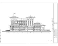 福建知名高校分校區9層圖書館建筑施工圖紙