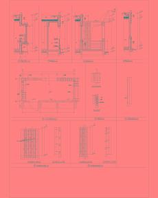 江西住宅項目一層磚混結構臨時樣板房建筑施工圖