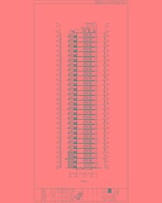 湖南大型住宅地塊三十三層9#住宅樓建筑初步設計圖紙