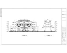 陜西單體16戶四層住宅樓建筑方案設(shè)計(jì)階段圖紙