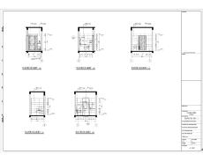 上海大型養老社區室內裝修設計施工圖/多棟建筑+多種戶型