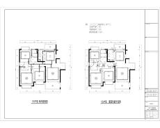 江西疊墅項目樣板房精裝二次暖通空調工程施工圖/兩套戶型