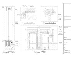 海南溫泉酒店頂層樓梯室內(nèi)精裝施工圖紙