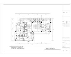 上海460平方米餐廳室內裝飾空調布置施工圖