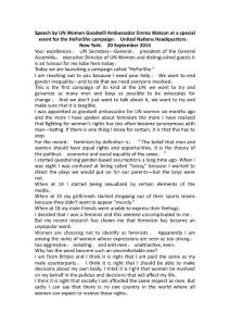 ?精品?艾瑪沃特森聯合國演講稿英文 完整版