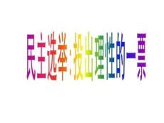 第二课 第一框 《民主选举：投出理性的一票》课件