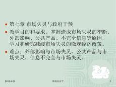 市场失灵与政府干预