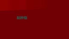 脑肿瘤PPT课件